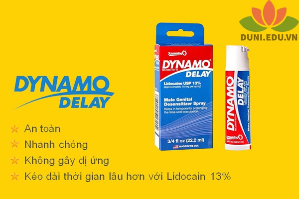Thuốc xịt Dynamo delay có tác dụng gì?
