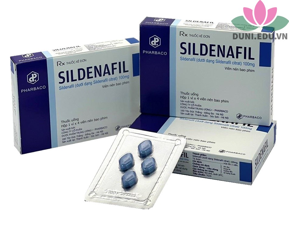 Hình ảnh của thuốc cường dương Sildenafil